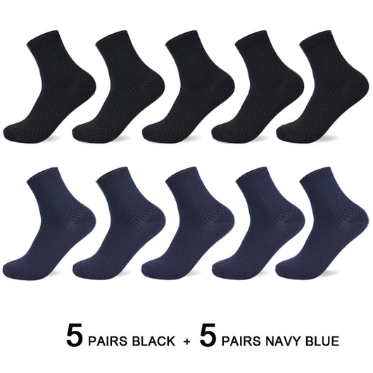 Calcetines Ejecutivos de Fibra de Bambú para Hombre Transpirables - Image 10