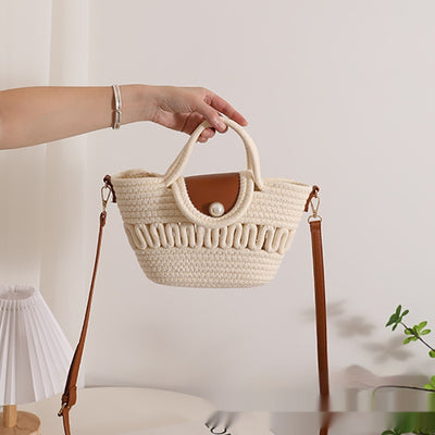 Bolso Crossbody Tejido Calado a Juego para Mujer - Image 3