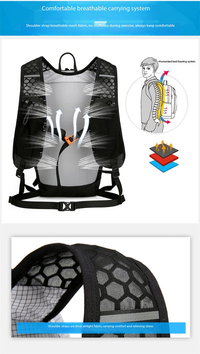 Mochila de Senderismo AZELA con Patrón Grid - Ligera y Transpirable para Trekking y Viajes - Image 19
