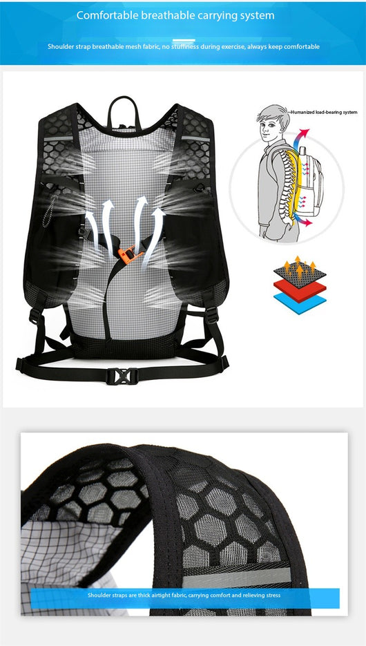 Mochila de Senderismo AZELA con Patrón Grid - Ligera y Transpirable para Trekking y Viajes - Image 19