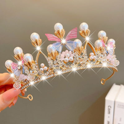 Corona Tiara para Niñas con Clip de Pelo - Accesorio de Princesa - Image 23