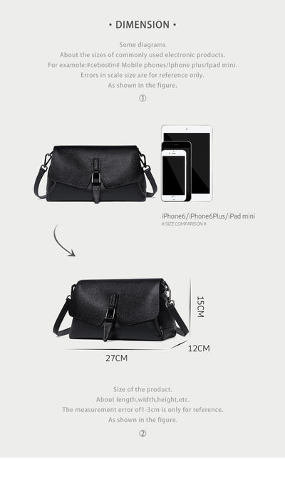Bolso Bandolera de Cuero Suave para Mujer - Image 14