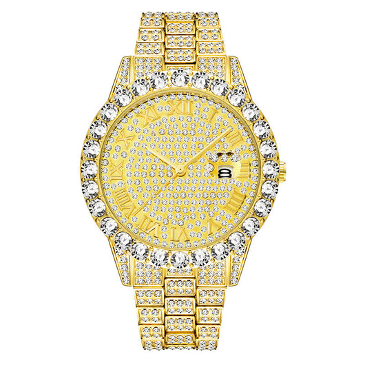 Reloj Hip Hop para Hombre con Cristales Brillantes - Image 6