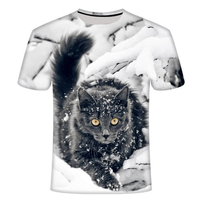 Camiseta 3D Estampado Gatos Adorables para Hombre y Mujer - Image 18