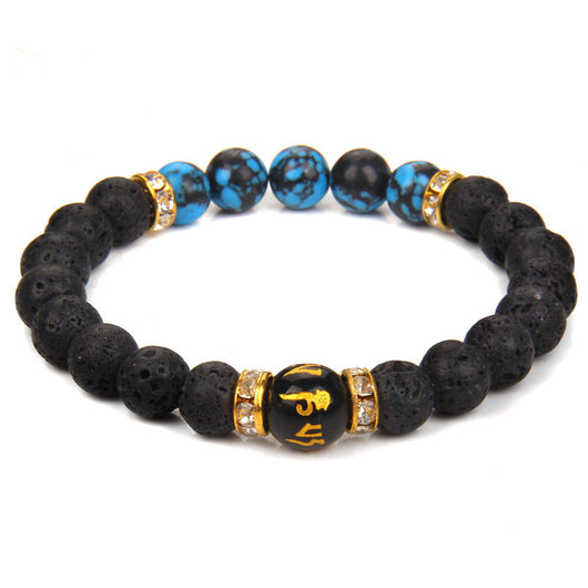 Pulsera de Chakras con Piedra Volcánica Natural para Yoga y Energía - Image 6