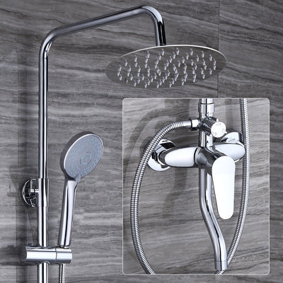 Conjunto de Ducha Manual Plateado Moderno - Image 4