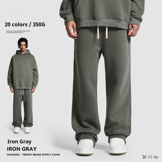 Pantalones Deportivos Holgados para Hombre - Diseño Liso y Cómodo - Image 5
