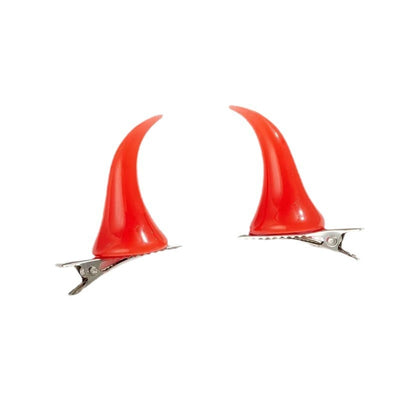 Par de Pinzas para Cabello con Cuernos de Diablillo para Halloween - Image 5