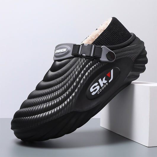 Pantuflas Térmicas para Hombre con Suela Elevadora y Forro Polar - Image 4