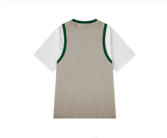 Playera Universitaria Oversize de Manga Media - Básico Versátil para Estudiantes - Image 2