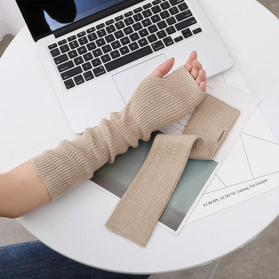 Guantes de Cachemira Mitones para Invierno - Diseño Liso y Elegante - Image 13