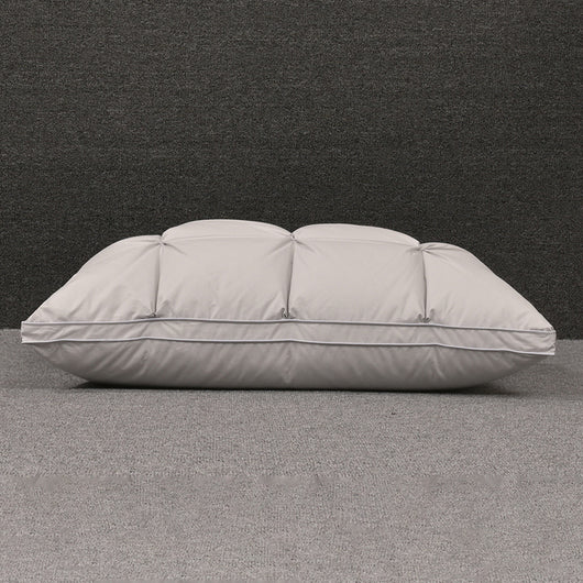 Almohada de Plumón de Ganso Blanco con Funda de Algodón para Dormir Profundo - Image 4