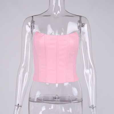 Blusa Escote Frío con Cuello Espina de Pez para Mujer - Image 8