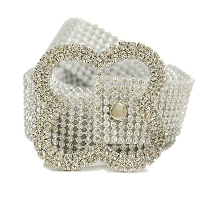 Corsé Femenino con Cinturón Decorativo de Diamantes - Image 5