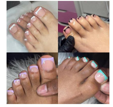 Uñas Francesas de Verano Listas para Usar - Image 9