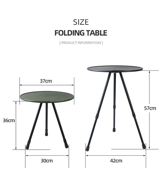 Mesa Plegable Redonda Portátil para Camping y Picnic - Image 12