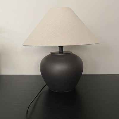 Lámpara de Cerámica Retro para Escritorio y Mesita de Noche - Image 6