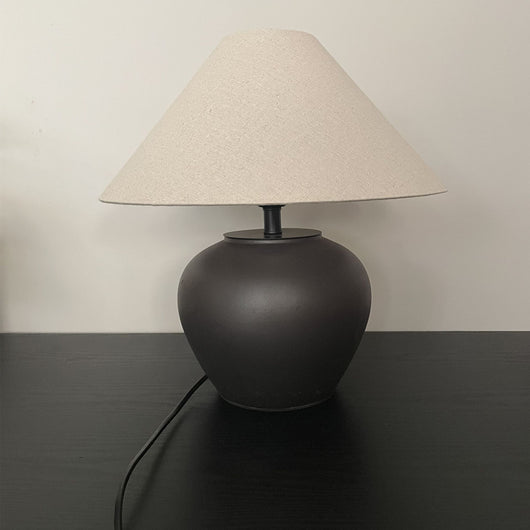 Lámpara de Cerámica Retro para Escritorio y Mesita de Noche - Image 6