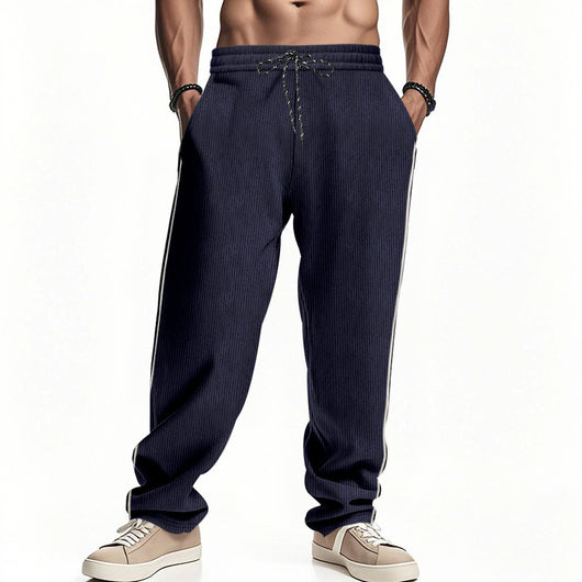 Pantalones de Chándal Holgados con Franja Lateral para Hombre - Image 14