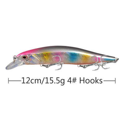 Señuelo de Pesca Flotante 120mm 15.5g - Carnada Artificial Premium - Image 6