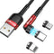 Cable de Carga Magnético 3-en-1 con Rotación 540° y Conector Delgado
