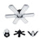 Lámpara LED Industrial Plegable de 6 Hojas para Garajes y Talleres