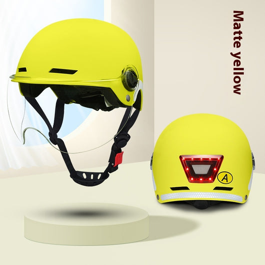 Casco Inteligente con Bluetooth, Control por Voz y Luz de Alerta - Image 4