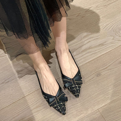 Zapatos de Tacón Bajo Punta Fina Elegantes para Mujer - Image 3