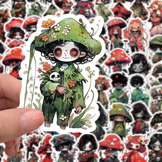 Funda para Celular Zombie Horror con Stickers Impermeables Diseño Thriller