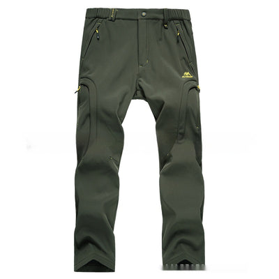 Pantalones de Senderismo Impermeables y Cálidos de Corte Holgado - Image 6