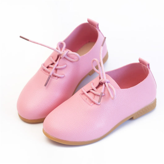 Zapatos Escolares para Niña con Suela Suave y Cordones - Diseño Versátil Princesa - Image 8