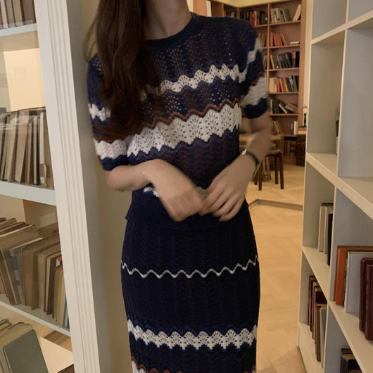 Traje Hueco Casual Slim Fit con Cintura Elástica para Mujer - Verano - Image 5