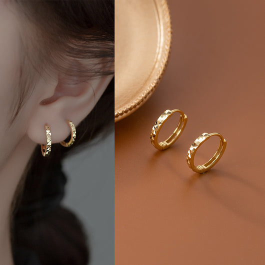 Aretes Geométricos Florales con Diseño Literario - Image 12