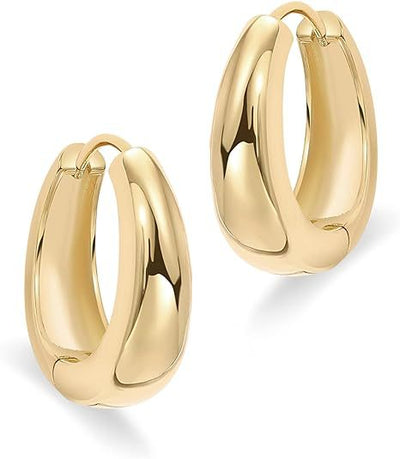 Aretes Ovalados Brillantes Estilo Europeo y Americano - Image 6