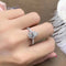 Anillo de Diamante Drop Mosan con Circonitas Brillantes