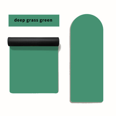 Tapete de Yoga Semicircular de Goma PU en Color Sólido para Casa - Image 15