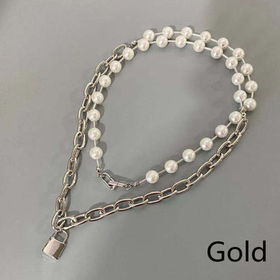 Collar de Perlas Diseño Elegante Joyería Moderna para Mujer - Image 4