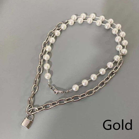 Collar de Perlas Diseño Elegante Joyería Moderna para Mujer - Image 4