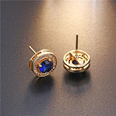 Aretes Hombre Circonita Diamante Completo Cielo Estrellado Redondos - Image 9