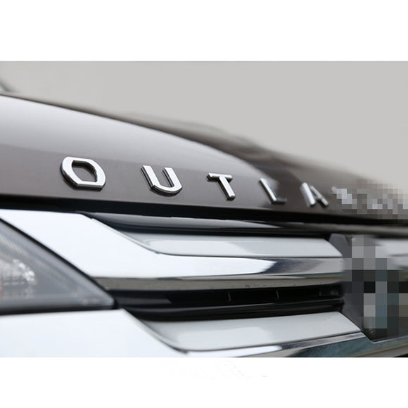 Emblema Frontal OUTLANDER - Adhesivo de Identificación para Personalización