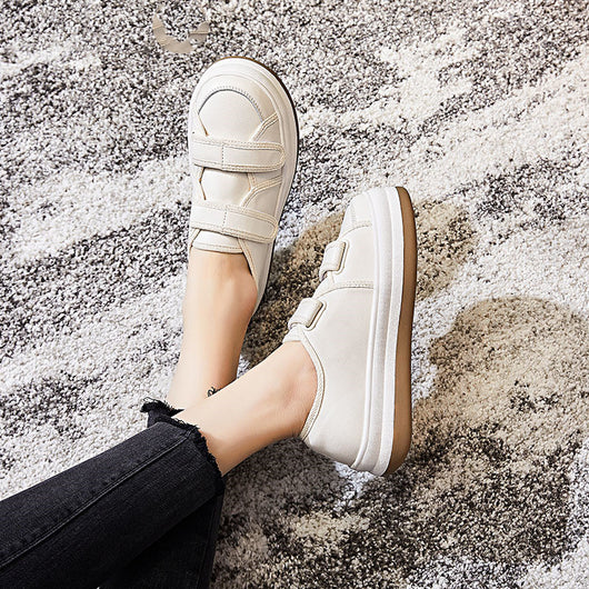Zapatos Cómodos para Mujer con Suela Gruesa y Cierre de Velcro - Image 2