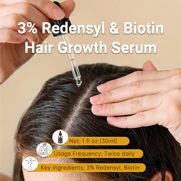 Biotina y Romero para Cabello Grueso y Voluminoso