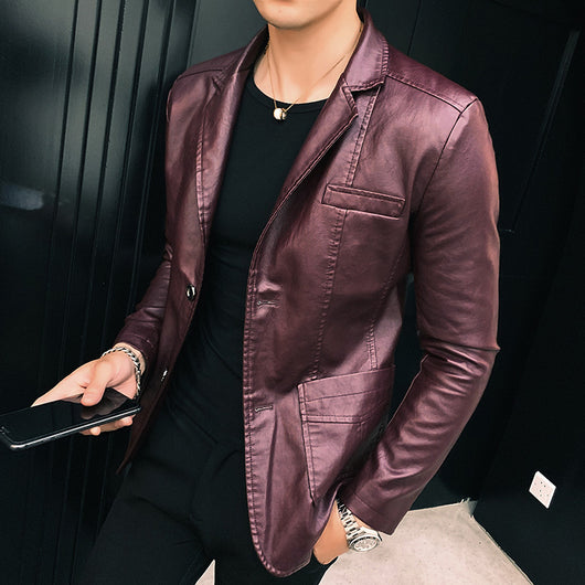 Chaqueta de Cuero Casual Premium para Hombre - Image 9