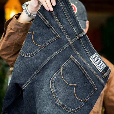 Jeans Rectos Lavados para Hombre - Estilo Versátil - Image 11
