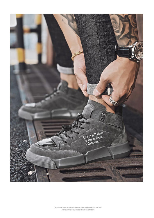 Zapatillas Deportivas Retro Británicas con Alzas Invisibles para Hombre - Image 13