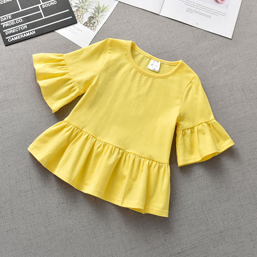 Playera Infantil con Volantes en Mangas - Ideal para Verano - Image 14