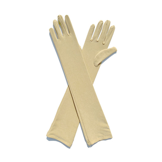 Guantes Elásticos de Seda Láctea para Mujer - Image 7