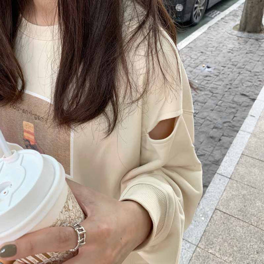 Suéter Suelto Estampado con Chaleco de Moda - Image 12