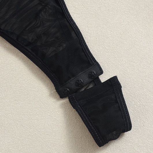 Jumpsuit Reductor de Cintura Alta con Detalles Calados - Image 9