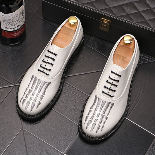 Zapatos de Cuero para Hombre con Suela Gruesa y Punta Redonda - Image 13